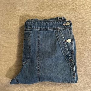 Gap Slouch crop overall